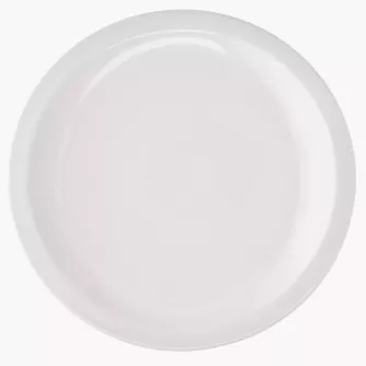 Talerz płytki obiadowy DUKA ASPEN 26 cm biały porcelana
