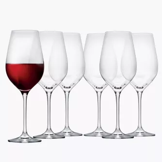 Zestaw kieliszków do czerwonego wina DUKA AURA 6 sztuk szkło