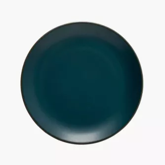 Talerz śniadaniowy COSTA NOVA STACKED ORGANIC 21 cm turkusowy kamionkowy