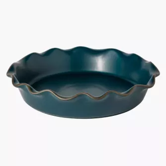 Forma do tarty COSTA NOVA STACKED ORGANIC 27 cm turkusowa kamionkowa