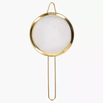 Sitko kuchenne DUKA GULD 9 cm złote stalowe