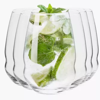 Szklanki do napojów KROSNO INEL 6 szt. 500 ml transparentne szklane