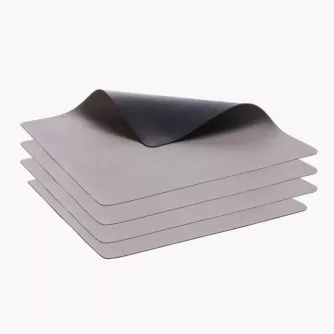 Podkładki BITZ 46x33cm 4 szt. Czarny/szary