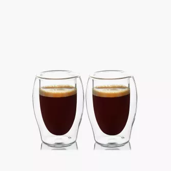 Zestaw szklanek do kawy DUKA LISE 130 ml podwójne dno szkło