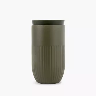 Kubek termiczny SAGAFORM TOVA 320 ml ciemno zielony stal nierdzewna