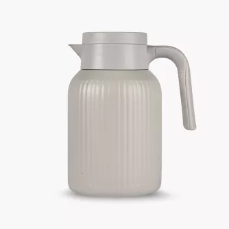 Dzbanek termiczny SAGAFORM TRINE 1,5L beżowy, stal nierdzewna