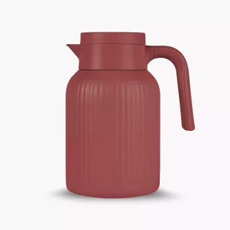 Dzbanek termiczny SAGAFORM TRINE 1,5L ciemno czerwony, stal nierdzewna