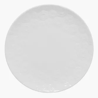 Talerz śniadaniowy różyczki DUKA SARA 21 cm porcelana