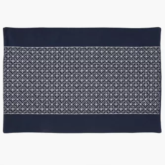 Podkładka prostokątna DUKA SENSU 45x30 cm granatowa bawełniana