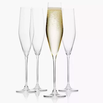 Kieliszki do szampana DUKA SWAN 4 sztuki 200 ml szkło