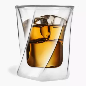 Szklanka do whisky drinków termiczna VIALLI DESIGN CRISTALLO 300 ml