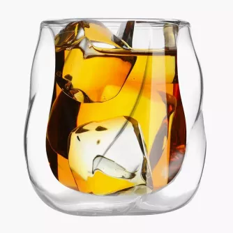 Szklanka do whisky drinków termiczna VIALLI DESIGN ENZO 320 ml