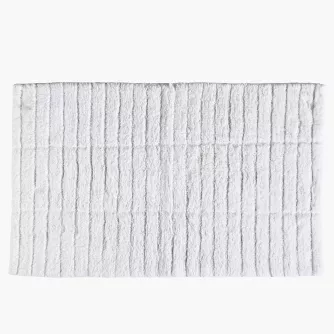 Dywanik łazienkowy ZONE DENMARK 80x50 cm biały bawełniany