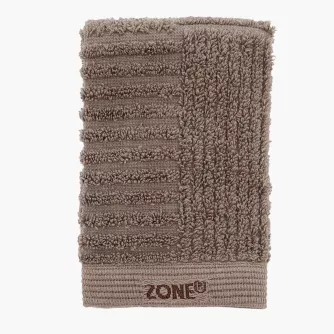 Ręcznik do twarzy ZONE DENMARK CLASSIC 30x30 cm brązowy bawełniany