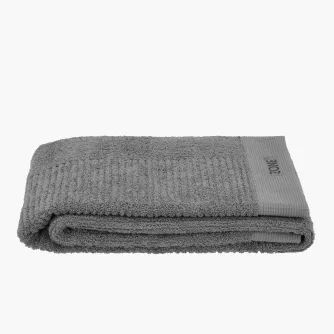 Ręcznik ZONE DENMARK CLASSIC 140x70 cm ciemny szary bawełniany