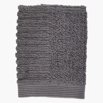 Ręcznik do twarzy ZONE DENMARK CLASSIC 30x30 cm ciemny szary bawełniany