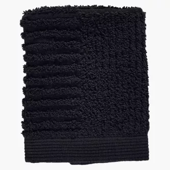 Ręcznik do twarzy ZONE DENMARK CLASSIC 30x30 cm czarny bawełniany
