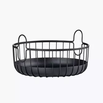 Koszyk metalowy ZONE DENMARK 22 x 8 cm czarny
