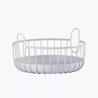 Koszyk metalowy ZONE DENMARK 22 x 8 cm jasnoszary