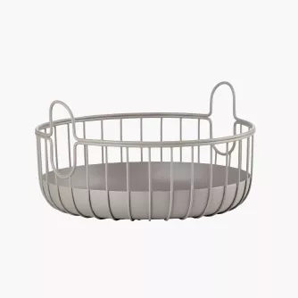 Koszyk metalowy ZONE DENMARK 22 x 8 cm ciemnoszary