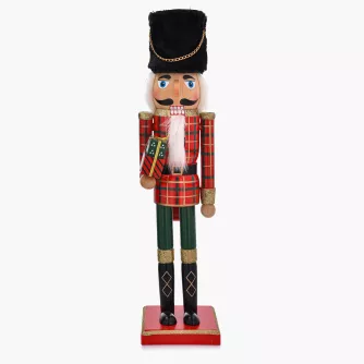 Dekoracja świąteczna dziadek do orzechów prezenty DUKA LUCAS 50 cm