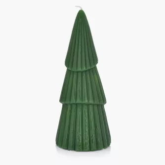 Świeca dekoracyjna świąteczna choinka DUKA JULMYS 18 cm zielona