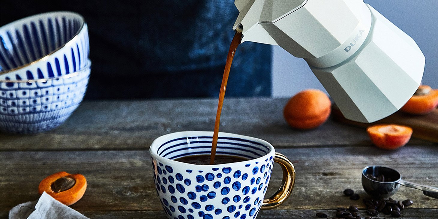 Kawiarka i kubek DUKA SIREN